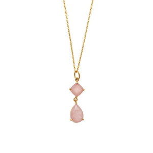 Collar Salvatore Cuarzo Rosa 247C0036
