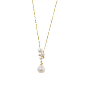 Collar de Plata con Perlas Salvatore 272C0011