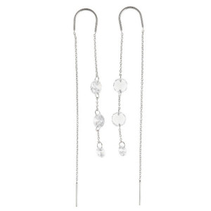 Pendientes de Plata con Cadena Salvatore 136A0716