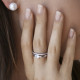 Anillo Plata LineArgent Doble Carril 12786-R