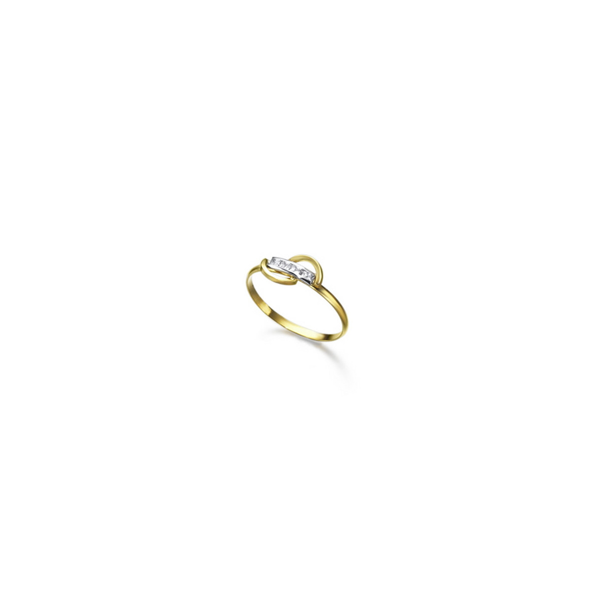 Anillo Oro 18K Circonitas