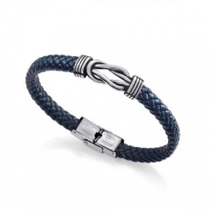 Pulsera de Hombre Acero y Piel Viceroy 1304P1013