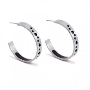 Pendientes de Acero Aros Anartxy Troquelados APE956PL