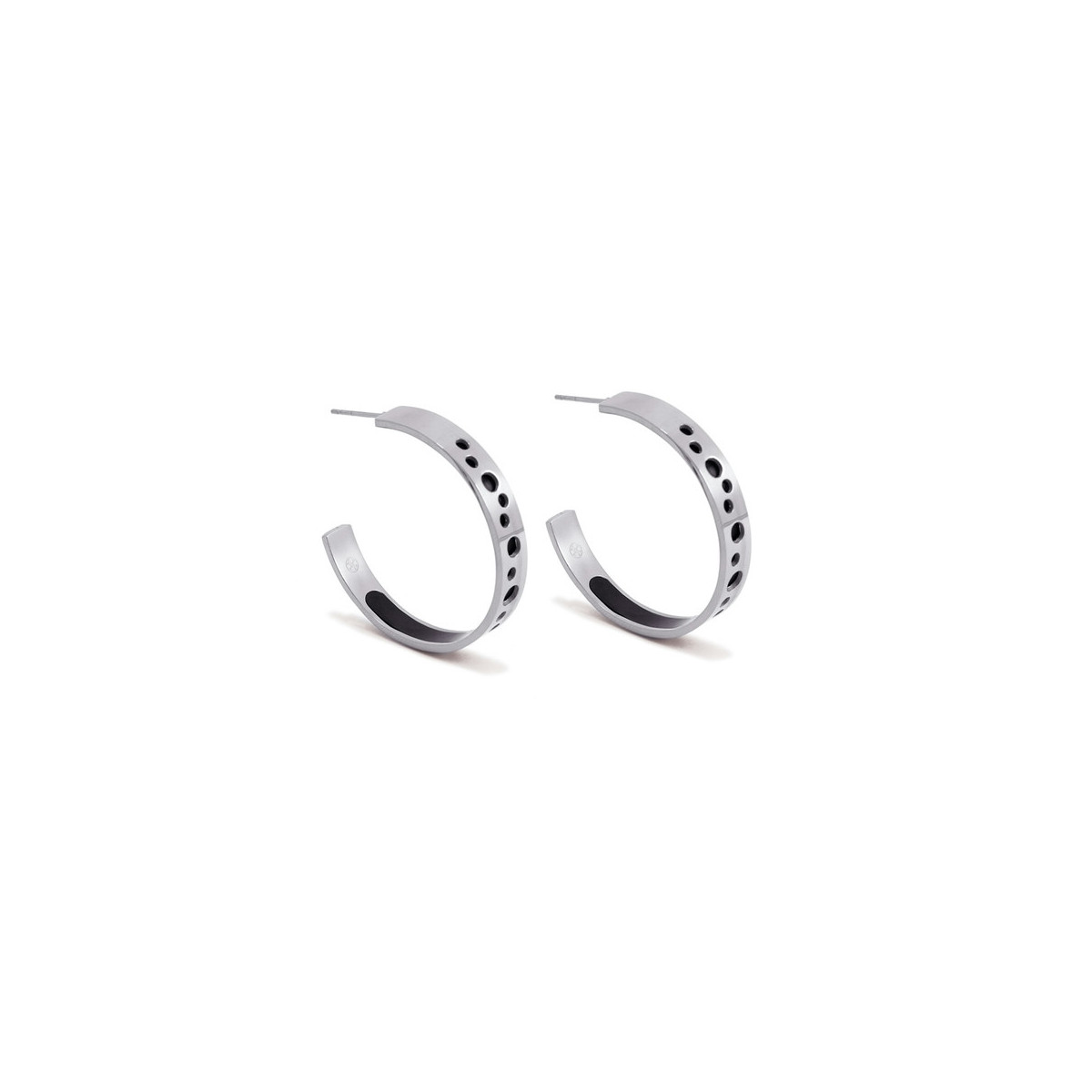 Pendientes de Acero Aros Anartxy Troquelados APE956PL