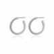 Pendientes de Acero Aros Anartxy BPE050PL