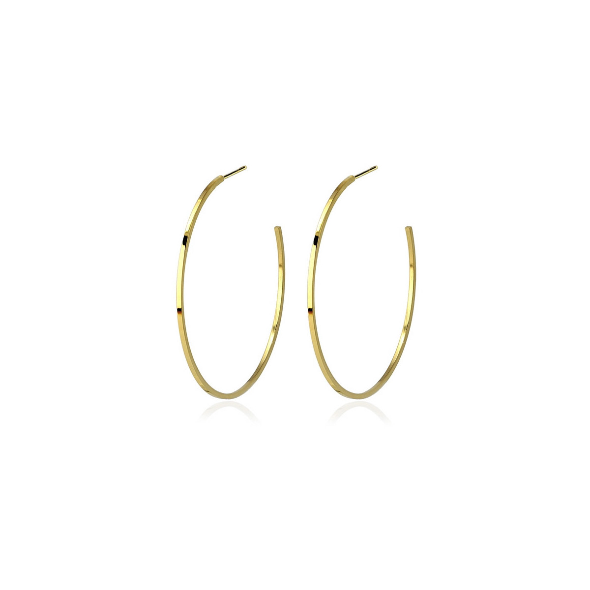 Pendientes de Acero Aros Anartxy BPE253D