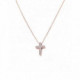 Collar Anartxy Cruz Rosé COA203
