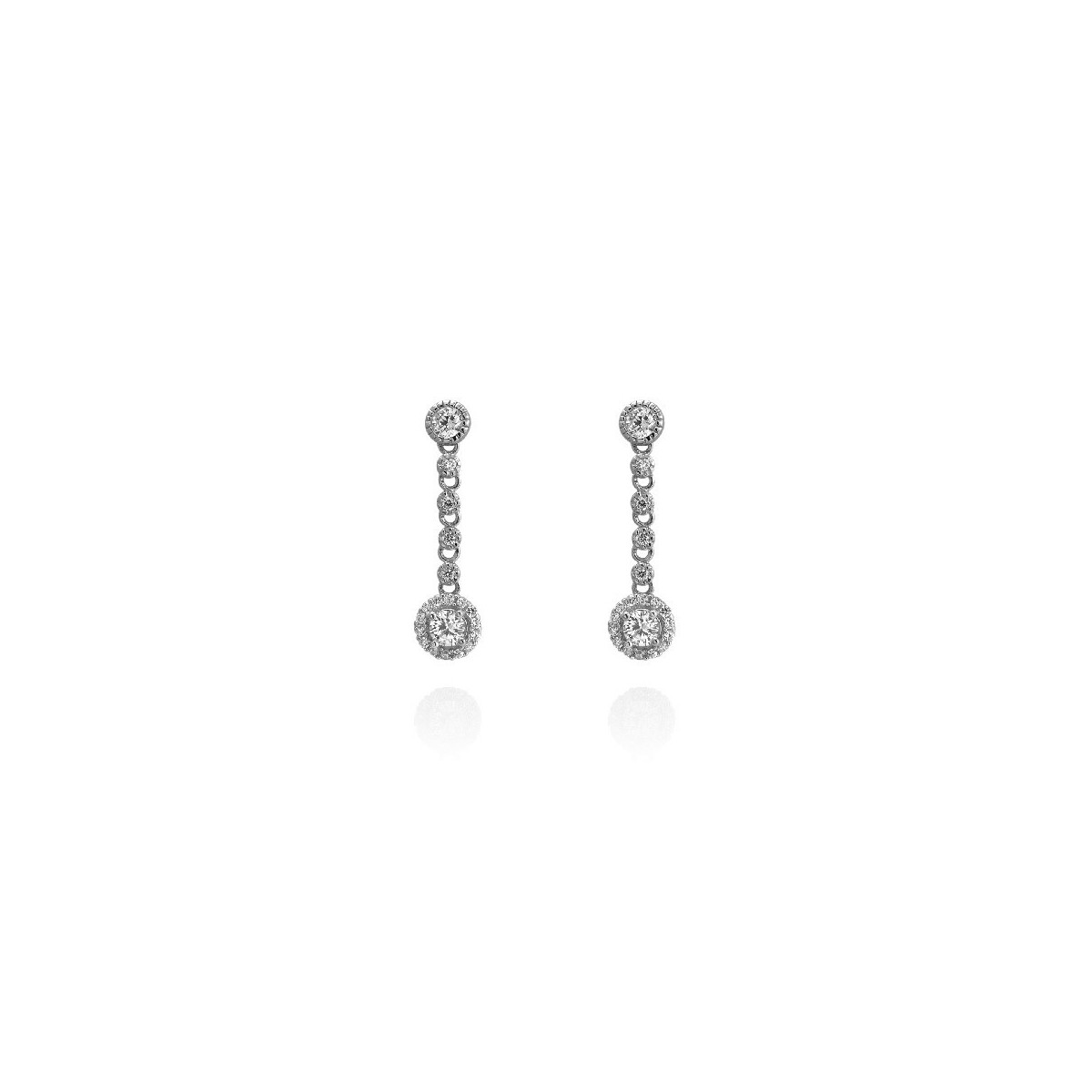 Pendientes de Plata Boda