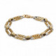 Pulsera Oro VJ Doble Cara