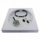Set Día del Padre - Pulsera,Llavero llaves de Papá y Gemelos