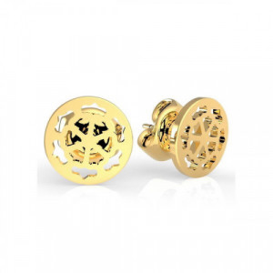 Pendientes Guess Peony Art Dorados UBE29076