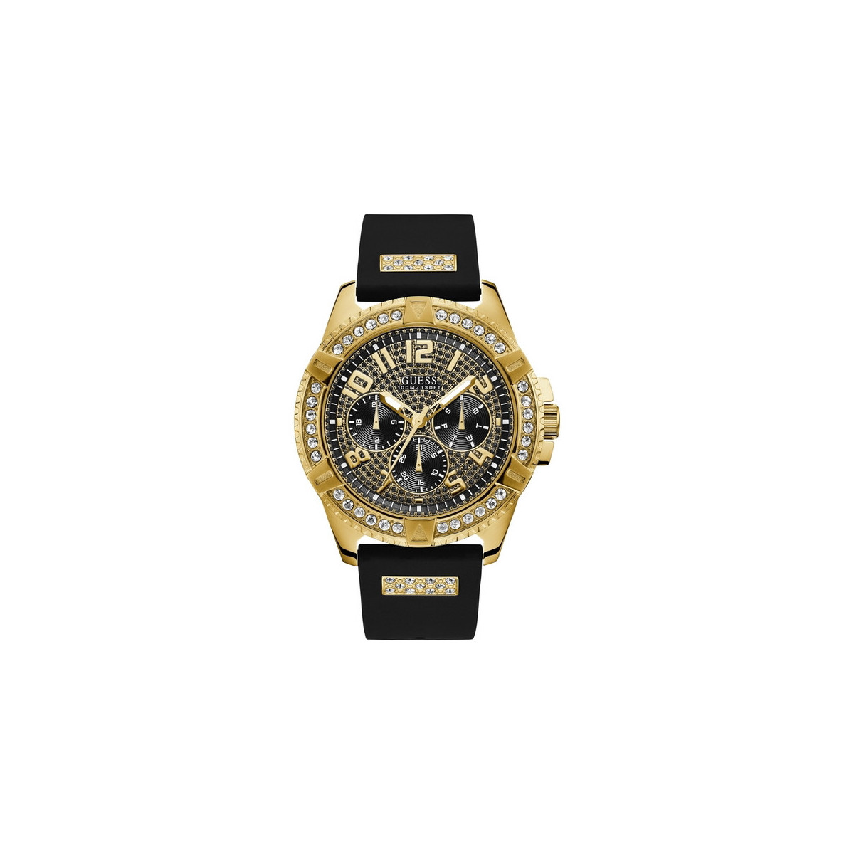 Reloj Guess Frontier Dorado Hombre W1132G1