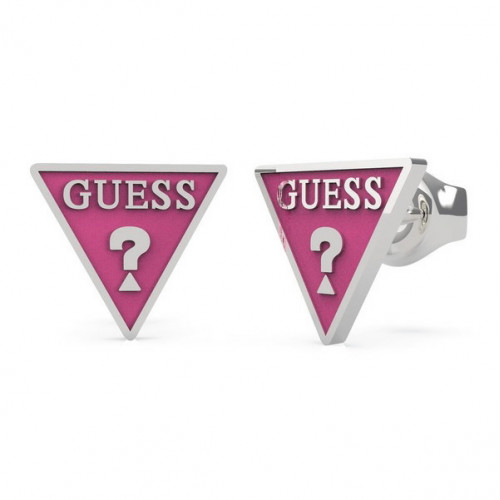 Pendientes Guess Triángulo Fucsia UBE70120