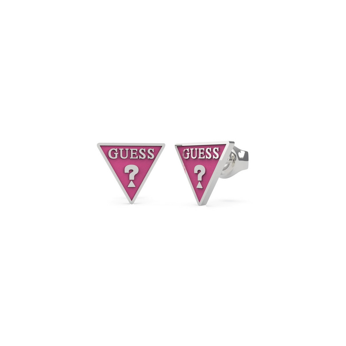 Pendientes Guess Triángulo Fucsia UBE70120