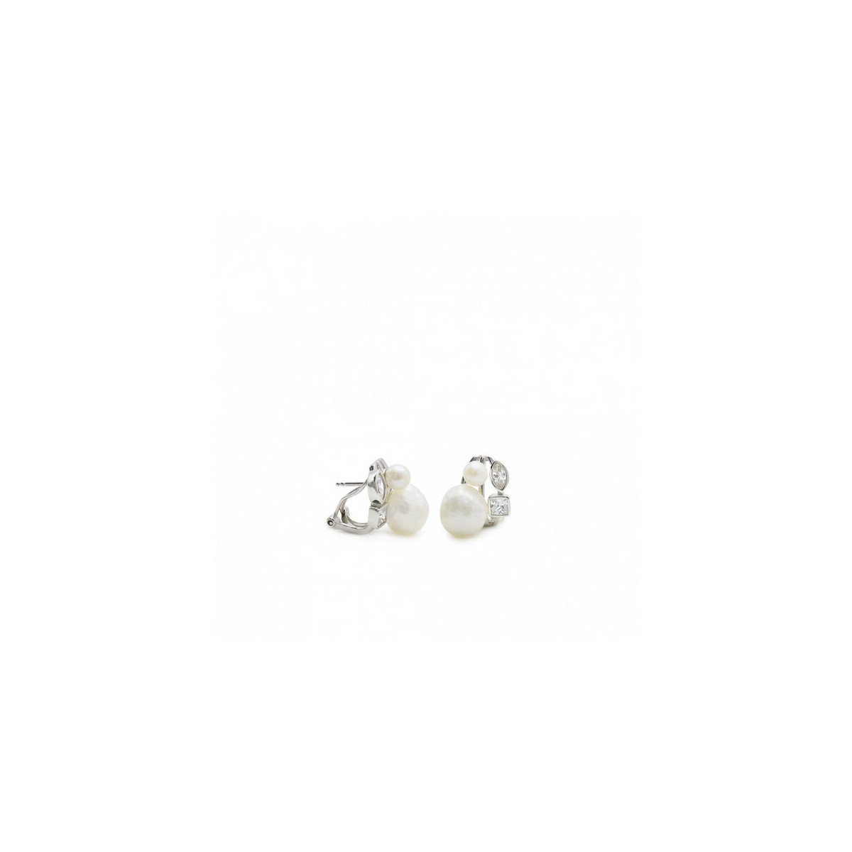 Pendientes Plata LineArgent Perla Novia 18092-A