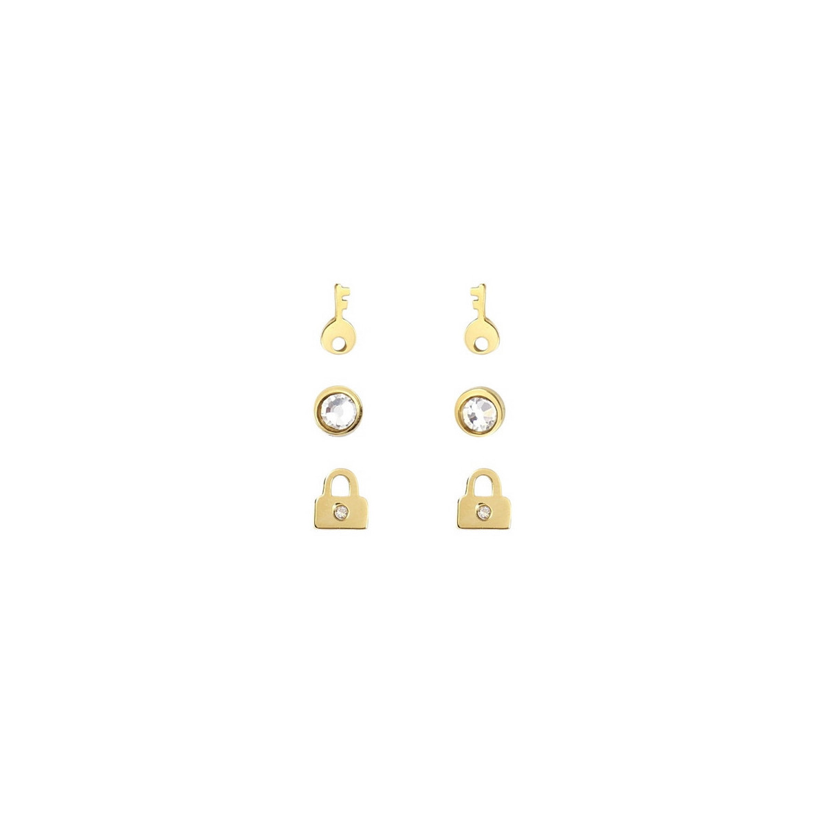 Set Pendientes Anartxy Dorados BPE611D