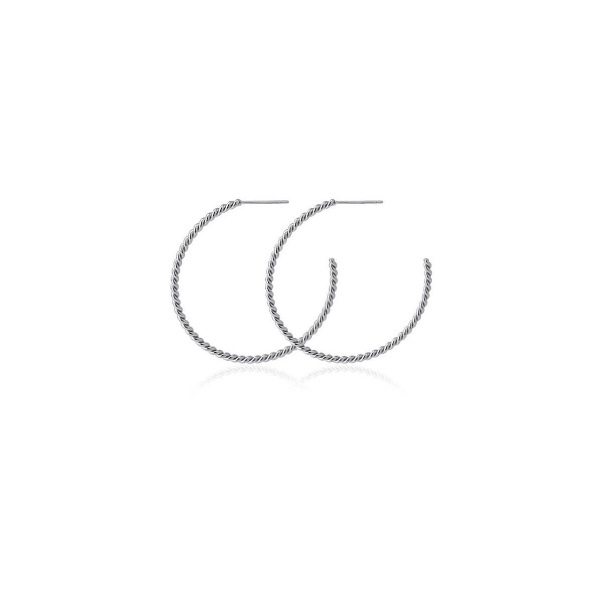 Pendientes de Acero Aros Anartxy BPE757PL