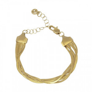 Pulsera Mujer Acero Dorado Anartxy Cadenas BPU206D