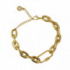 Pulsera Mujer Acero Dorado Anartxy BPU240D