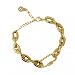 Pulsera Mujer Acero Dorado Anartxy BPU240D