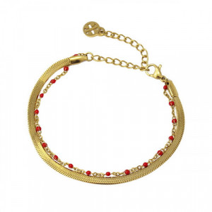 Pulsera Mujer Acero Dorado Anartxy BPU270RO