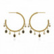 Pendientes de Acero Aros Anartxy BPE736N