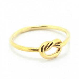 Anillo Anartxy Nudo Dorado AAN136