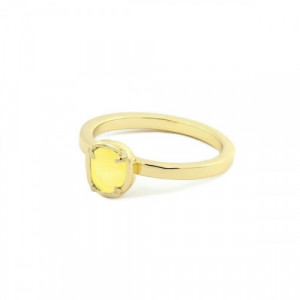 Anillo Anartxy Ojo de Gato Amarillo Mujer AAN374DA