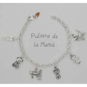 Pulsera de Plata Mujer Profesión Mamá