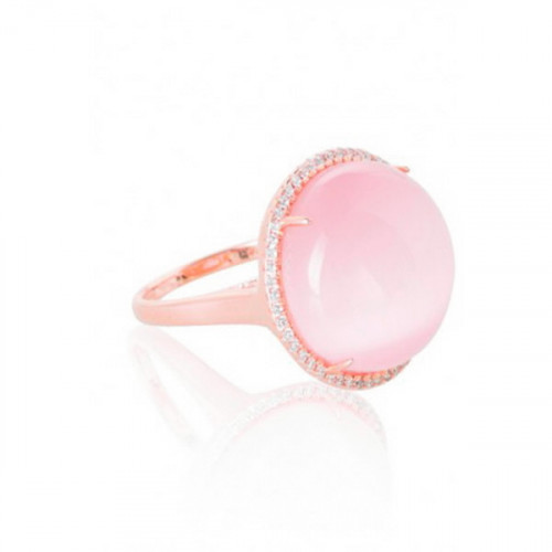 Anillo Plata Rosa Capri ROS