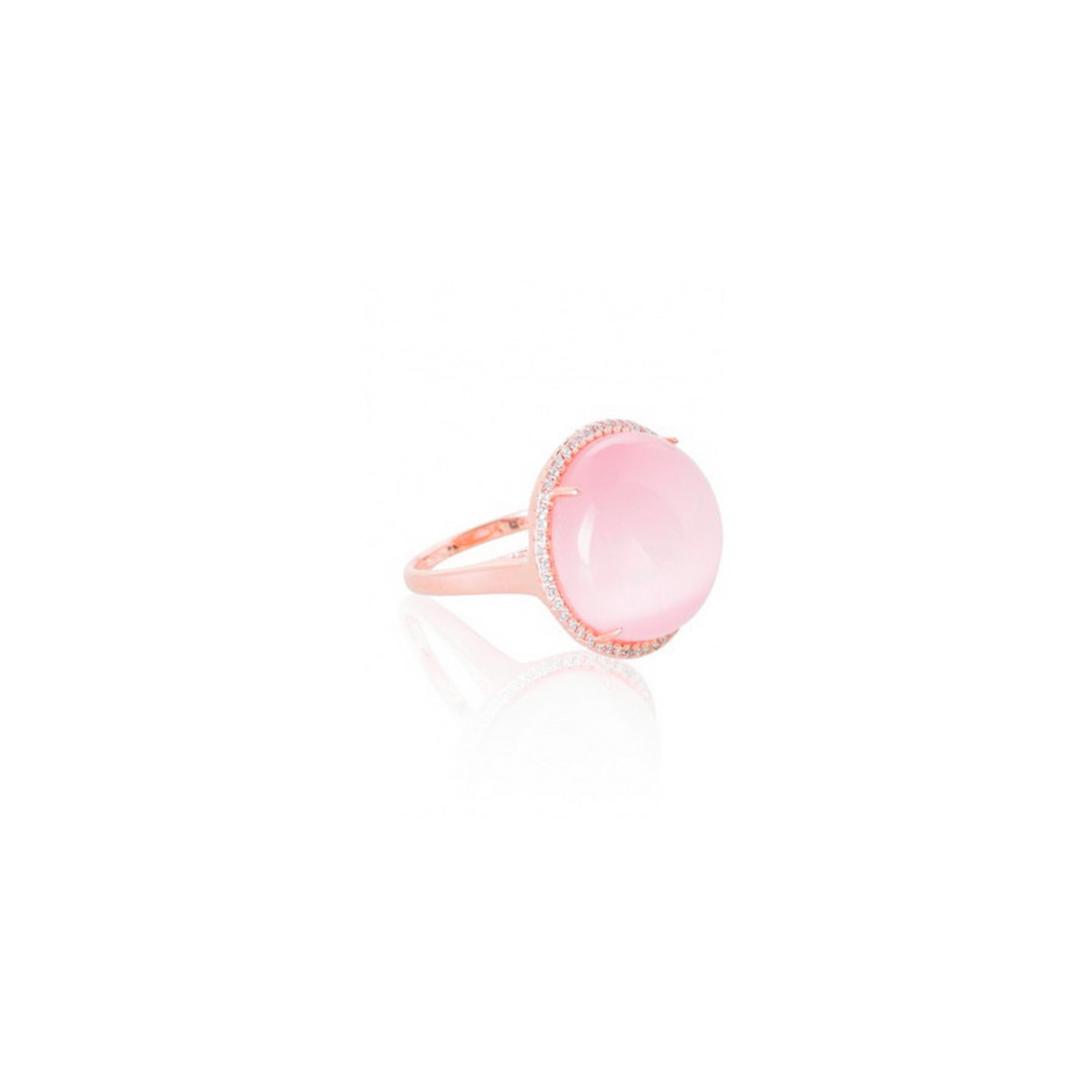 Anillo Plata Rosa Capri ROS