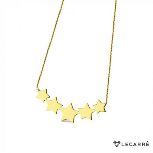 Gargantilla LeCarré Oro 18K Estrellas GD023OA.00