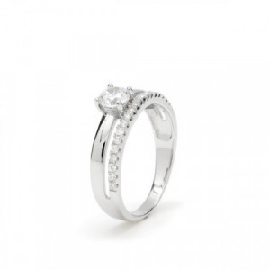 Anillo Plata LineArgent Doble Carril 12786-R