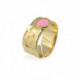 Anillo Anartxy Dorado Ojo de Gato Rosa AAN408FC16