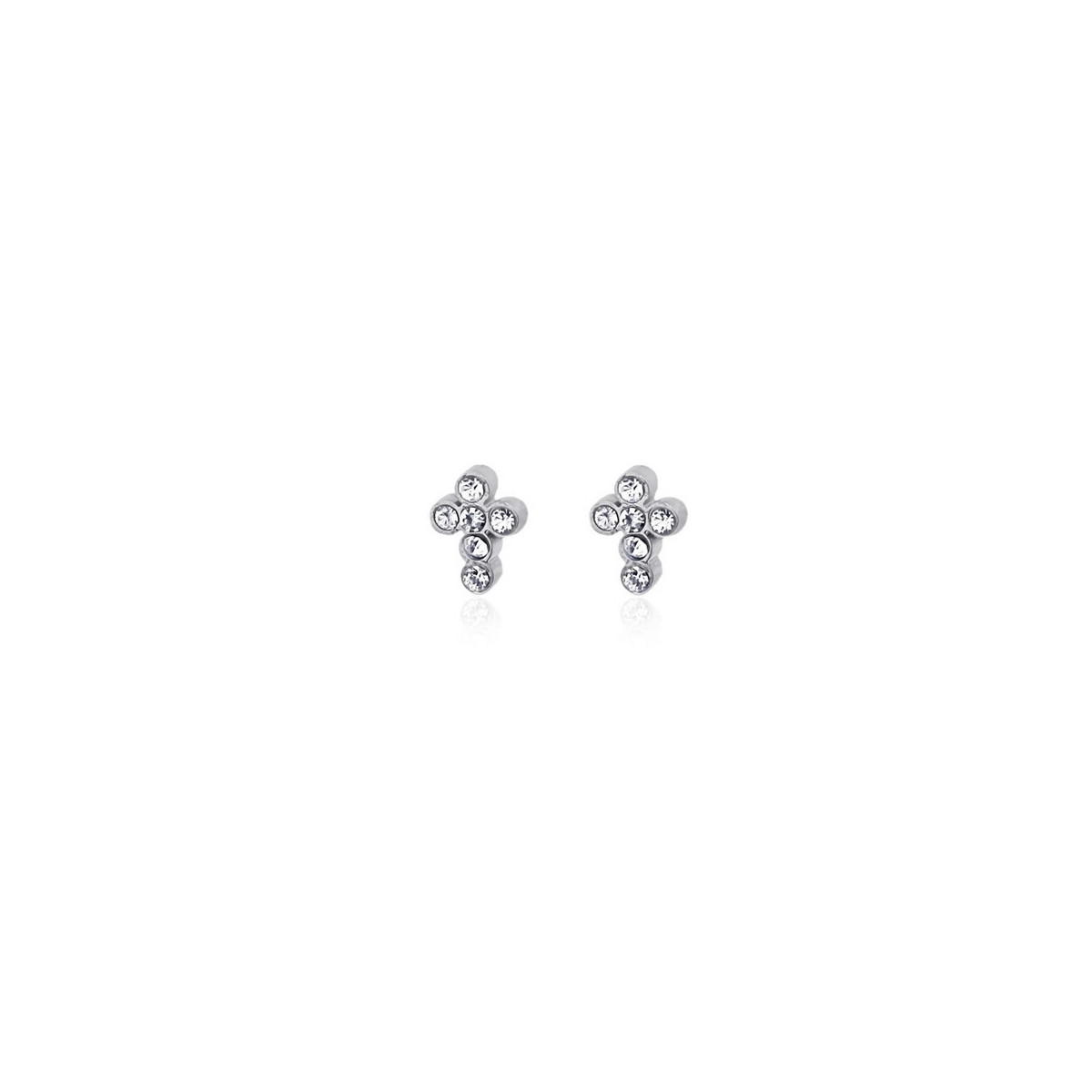 Pendientes de Hombre Cruz Mujer Anartxy BPE775PL