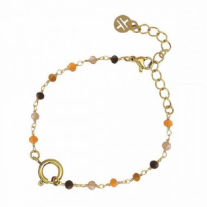 Pulsera Mujer Acero Dorado Anartxy BPU294F