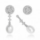 Pendientes Marina García Perla Novia Desmontables 9357PB
