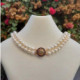 Collar de Perlas Naturales Verajoya Broche Plata