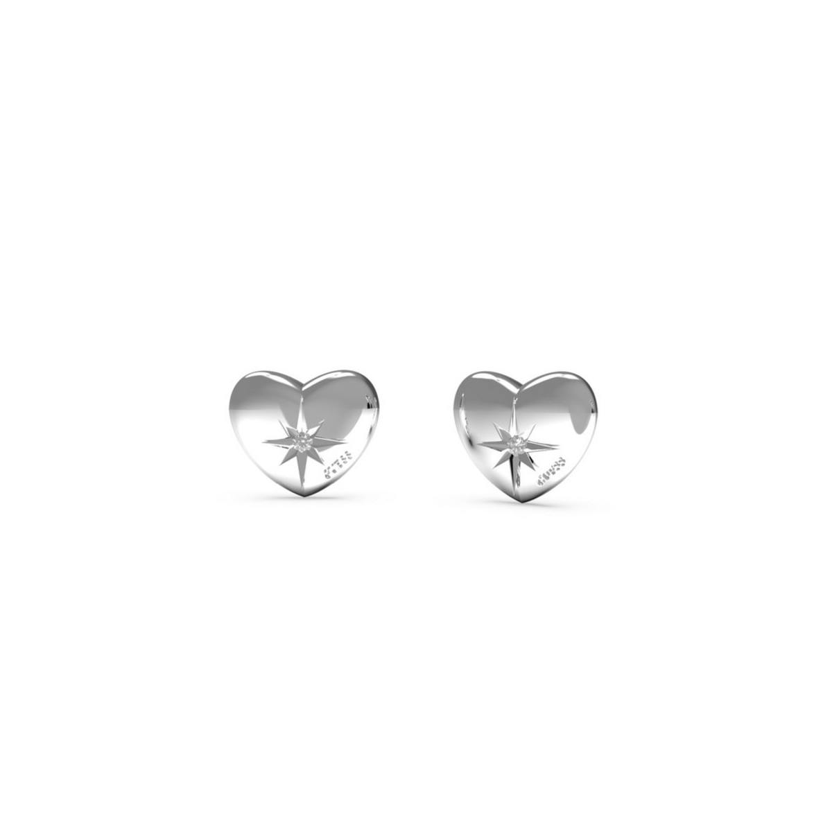 Pendientes Guess Mujer de Corazón JUBE01445JWRHT-U