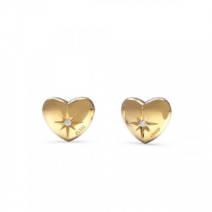 Pendientes Guess Mujer Dorados Corazón JUBE01445JWYGT-U