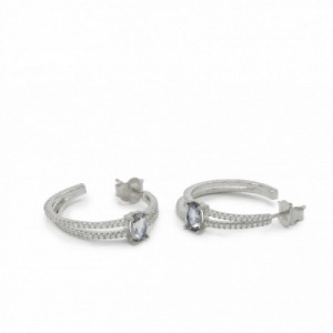 Pendientes Plata Aros LineArgent Mujer 17220-G-A