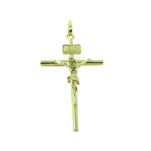 Cruz con Cristo de Oro Comunión 20x12x1,5 mm CO010432