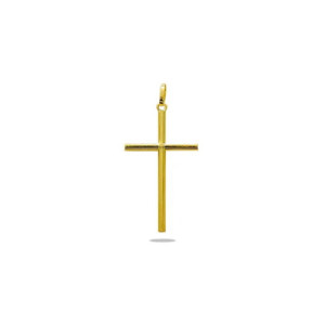 Cruz Lisa de Oro sin Cristo CO010031M