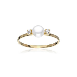 Anillo de Comunión de Oro Perla Niña AN000067