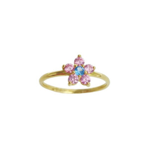 Anillo de Comunión Oro Flor Niña AN010359
