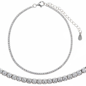 Tobillera de Plata Salvatore 258TB002