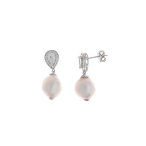 Pendientes con Perlas Para Novia Salvatore 121A0102