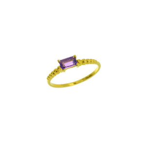 Anillo de Oro con Amatista AN010435AM-15