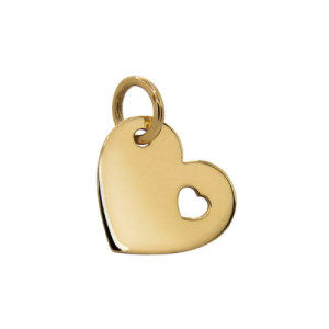 Colgante de Oro de Corazón CO010479
