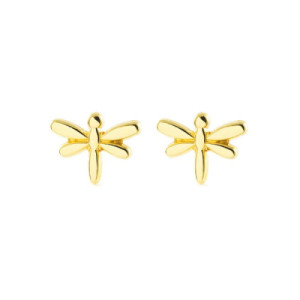 Pendientes de Oro de Libélula PE011483